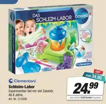 Rofu Kinderland Clementoni Schleim-labor Angebot