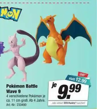 Rofu Kinderland Pokémon Battle Wave 9 Angebot