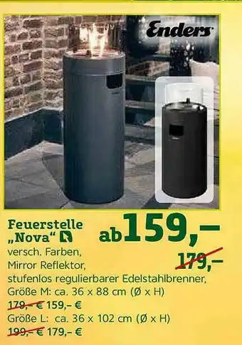 Pflanzen Kölle Feuerstelle „nova” Angebot