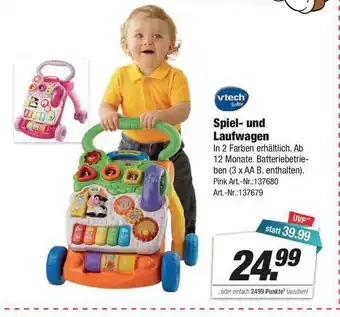 Rofu Kinderland Vtech Spiel Und Laufwagen Angebot