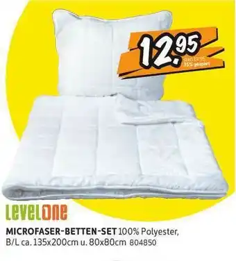 SCONTO Levelone Microfaser-betten-set Angebot