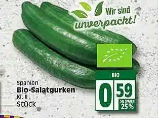 Edeka Spanien Bio-salatgurken Angebot