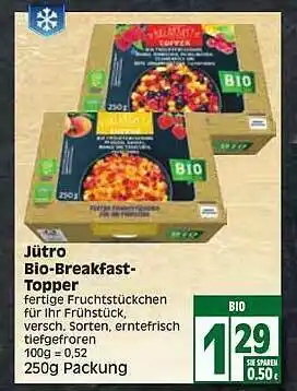 Edeka Jütro Bio-breakfast Topper Angebot