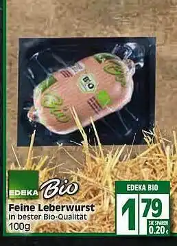 Edeka Edeka Bio Feine Leberwurst Angebot