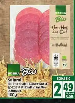 Edeka Edeka Bio Salami Angebot