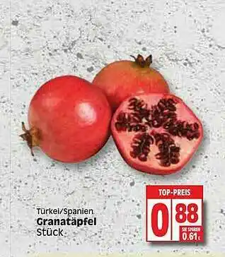 Edeka Türkel-spanien Granatäpfel Angebot