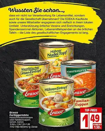 Elli Markt Erasco Fertiggerichte Angebot