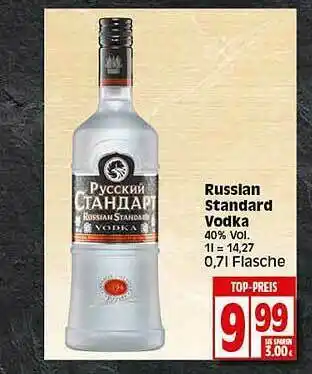 Elli Markt Russian Standard Vodka Angebot