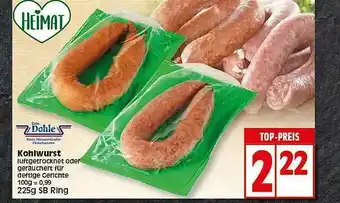 Elli Markt Kohlwurst Angebot