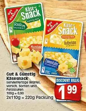 Elli Markt Gut & Günstig Käsensnack Angebot