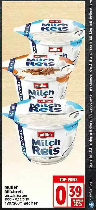 Elli Markt Müller Milchreis Angebot