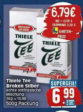 Elli Markt Thiele Tee Broken Silber Angebot