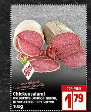 Elli Markt Chickensalami Angebot