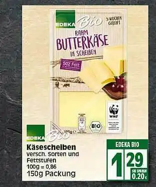 Elli Markt Edeka Bio Käsescheiben Angebot