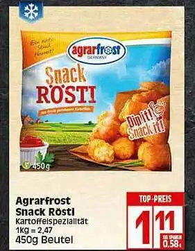 Elli Markt Agrarfrost Snack Rösti Angebot