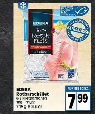 Elli Markt Edeka Rotbarschfilet Angebot