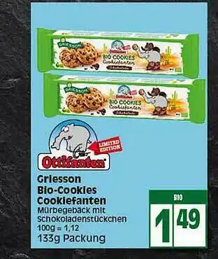 Elli Markt Ottifanten Griesson Bio-cookies Cookiefanten Angebot