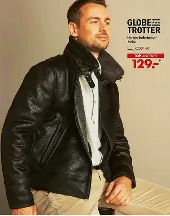 Galeria Globe Trottier Herren-lederimitat-jacke Angebot