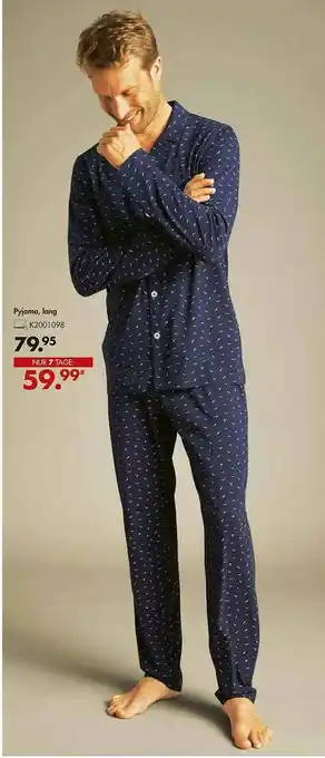 Galeria Pyjama Long Angebot