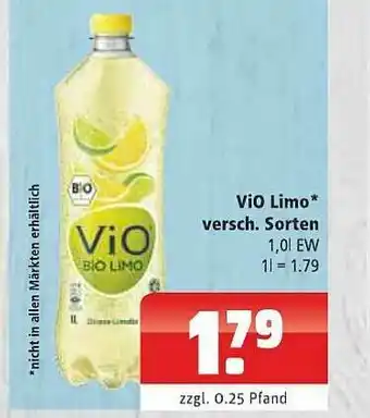 Getränkehaus Vio Limo Angebot