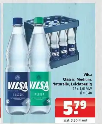 Getränkehaus Vilsa Classic, Medium, Naturelle, Leichtperlig Angebot