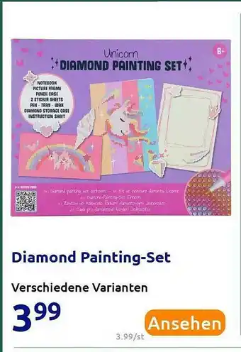 Action Diamond Painting-set Angebot