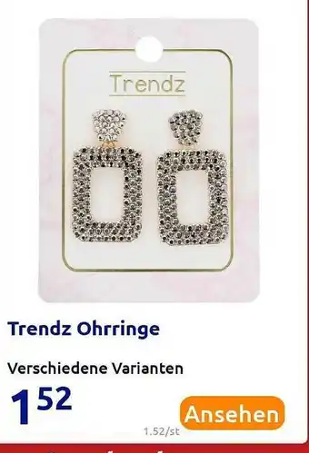 Action Trendz Ohrringe Angebot