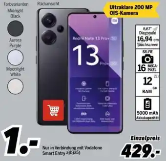 MEDIMAX Redmi Note 13 Pro+ 5G 512GB Angebot