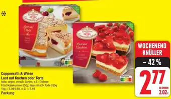 Edeka Coppenrath & Wiese Lust auf Kuchen oder Torte Angebot