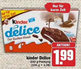 Hit Kinder Delice 230g Angebot