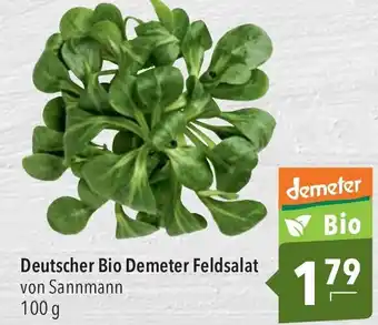 CITTI Markt Deutscher Bio Demeter Feldsalat 100g Angebot