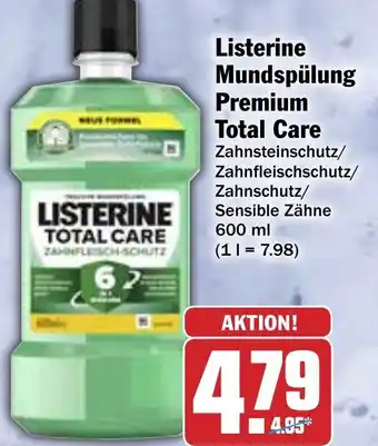 Hit Listerine Mundspülung Premium Total Care Angebot