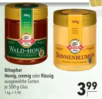 CITTI Markt Bihophar Honig, cremig oder flüssig 500g Angebot