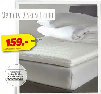 Höffner Breckle visko matratzen-topper "memory" Angebot