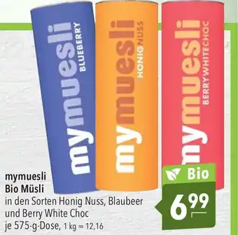 CITTI Markt Mymuesli Bio Müsli 575g Angebot