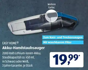 Aldi Süd Easy Home Akku Handstaubsauger Angebot