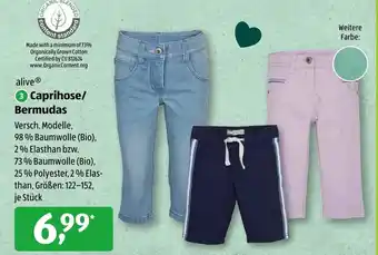 Aldi Süd Alive Caprihose/Bermudas Angebot