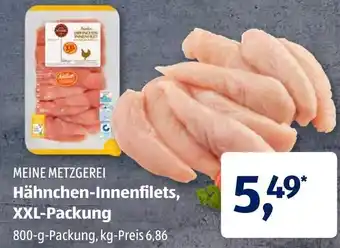 Aldi Süd Meine Metzgerei Hähnchen Innenfilets, XXL Packung 800g Angebot