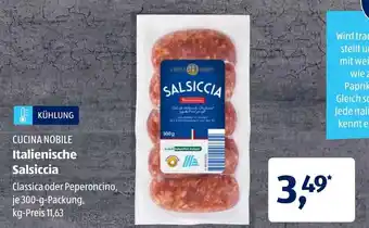 Aldi Süd Cucina Nobile Italienische Salsiccia 300g Angebot