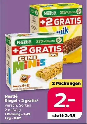 NETTO Nestlé riegel Angebot