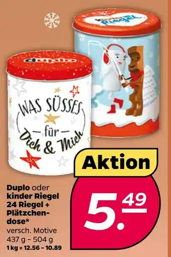 NETTO Ferrero duplo oder kinder riegel Angebot