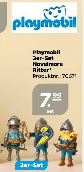 NETTO Playmobil 3er-set novelmore ritter Angebot