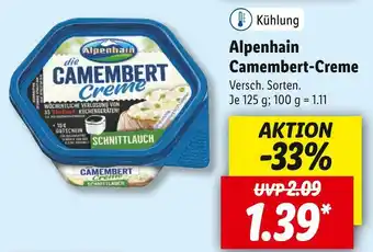 Lidl Alpenhain camembert-creme Angebot