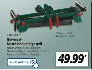 Lidl Parkside universal-maschinenuntergestell Angebot