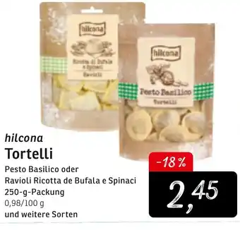 KONSUM Hilcona Tortelli 250g Angebot