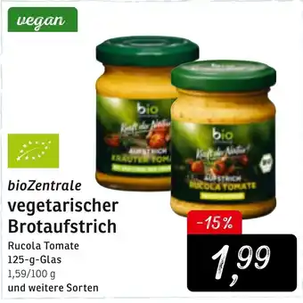 KONSUM BioZentrale Vegetarischer Brotaufstrich 125g Angebot