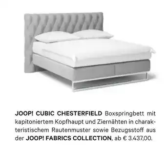 XXXLutz Joop! boxspringbett cubic chesterfield Angebot