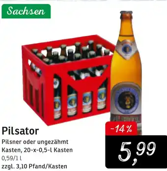 KONSUM Pilsator 20x0,5L Angebot