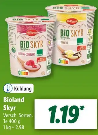 Lidl Bioland skyr Angebot