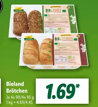 Lidl Bioland brötchen Angebot